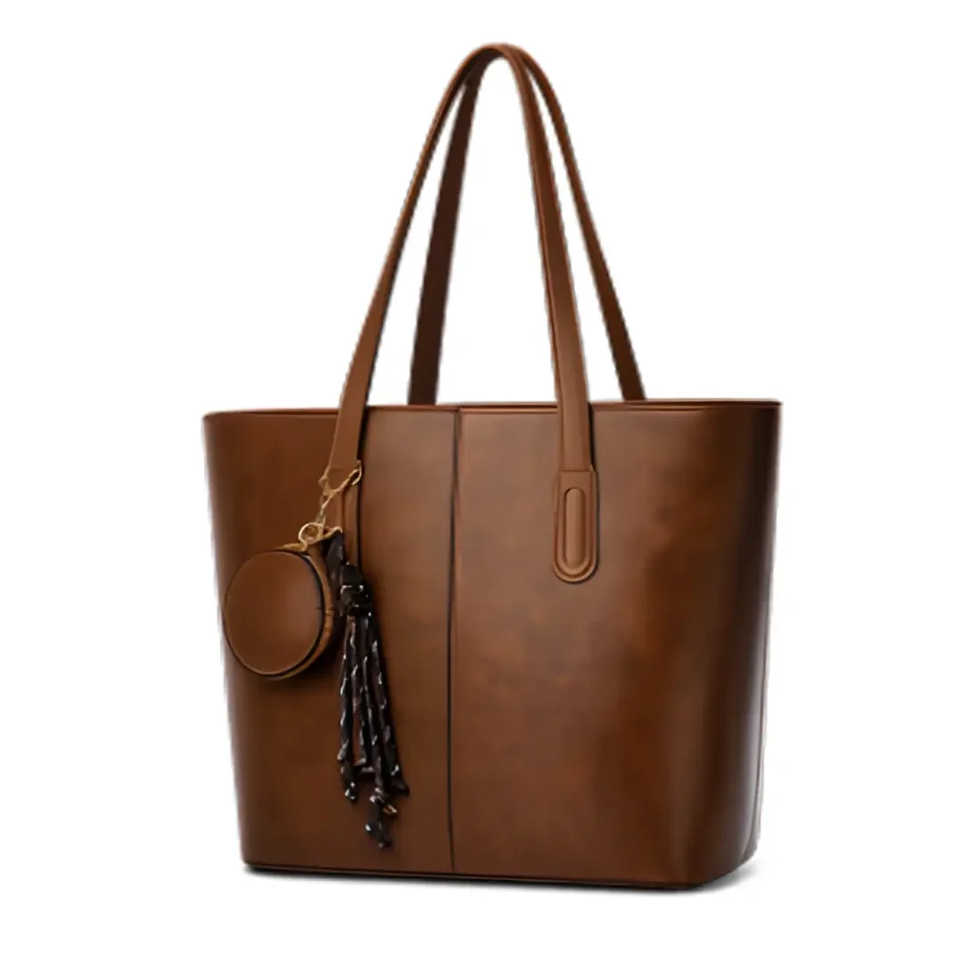 Bolso Sofisticada en Café. Bolso Tote exclusivo para mujer. Envio a todo Colombia. Compra ahora!