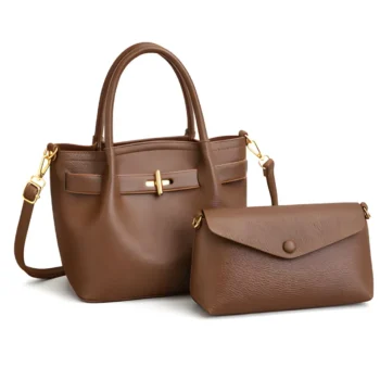Bolso Queen en Café. Set de Bolsos exclusivo para mujer. Envio a todo Colombia. Compra ahora!