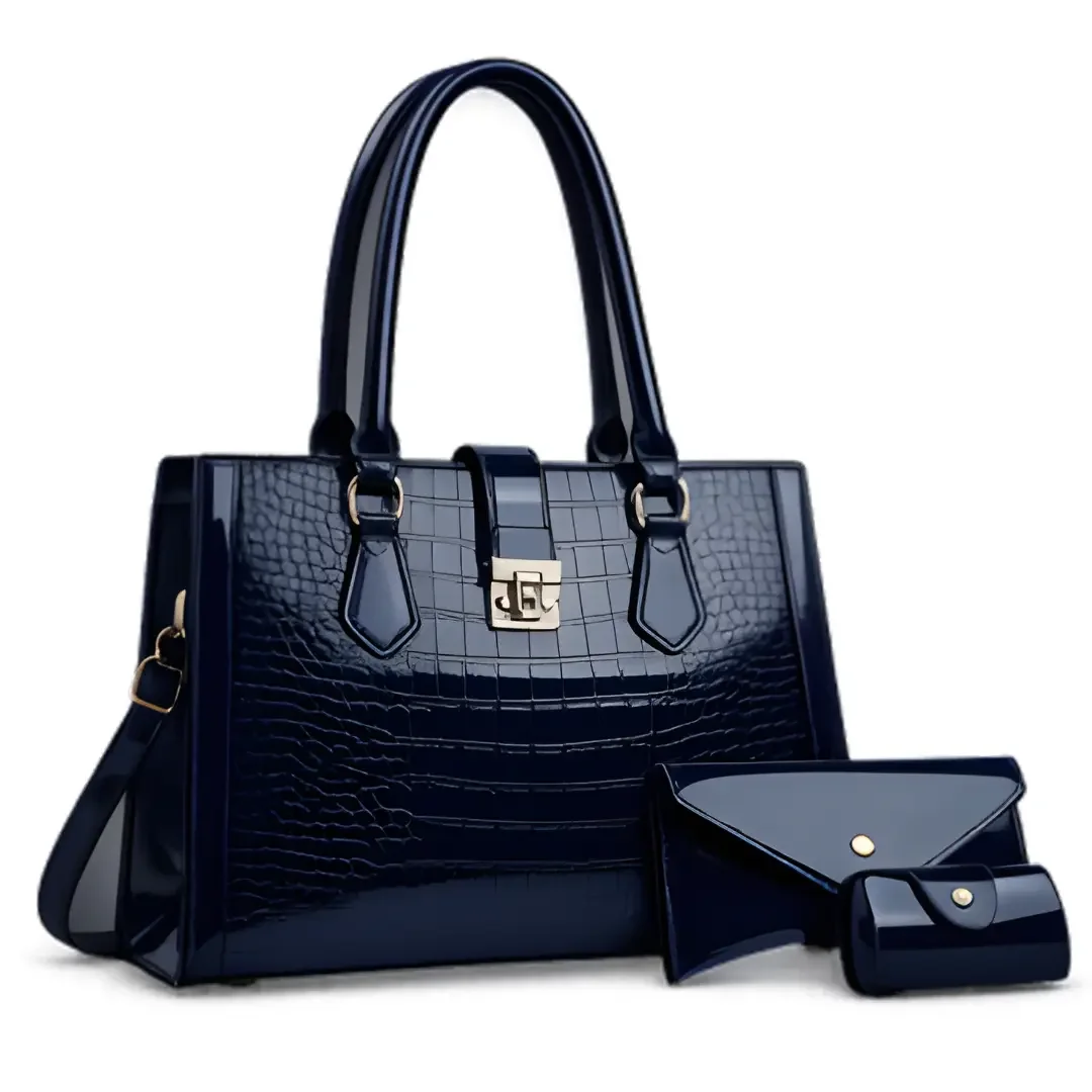 Bolso Decidida en Azul. Set de Bolsos exclusivo para mujer. Envio a todo Colombia. Compra ahora!